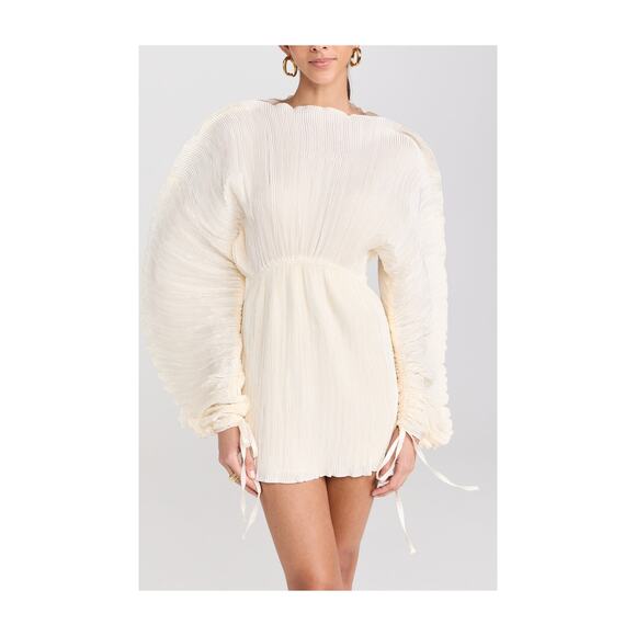 cult gaia Dresses & Skirts - Cult Gaia 'Zamariah' Off White Polyester Dress Size M